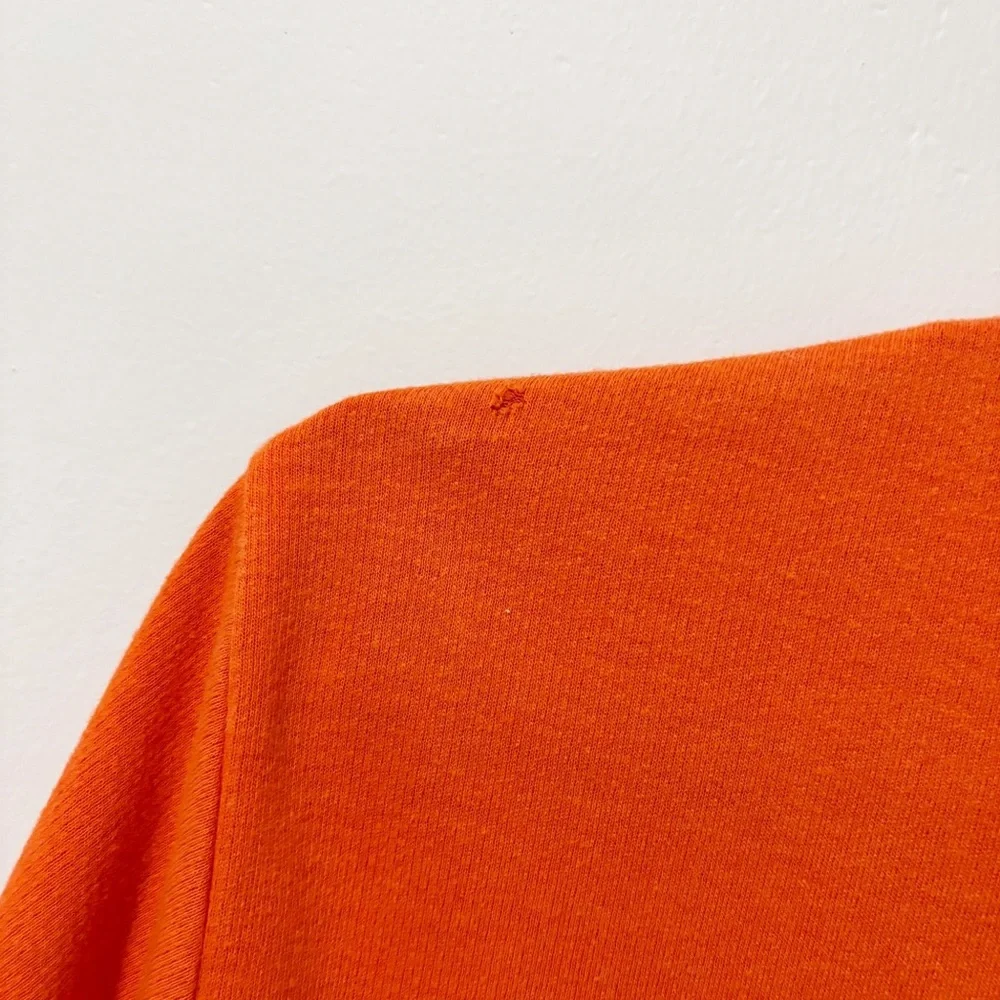 Adidas 3-stripes Quarter-Zip Pullover‎ Mens Size 4XL Orange Activewear Big Man